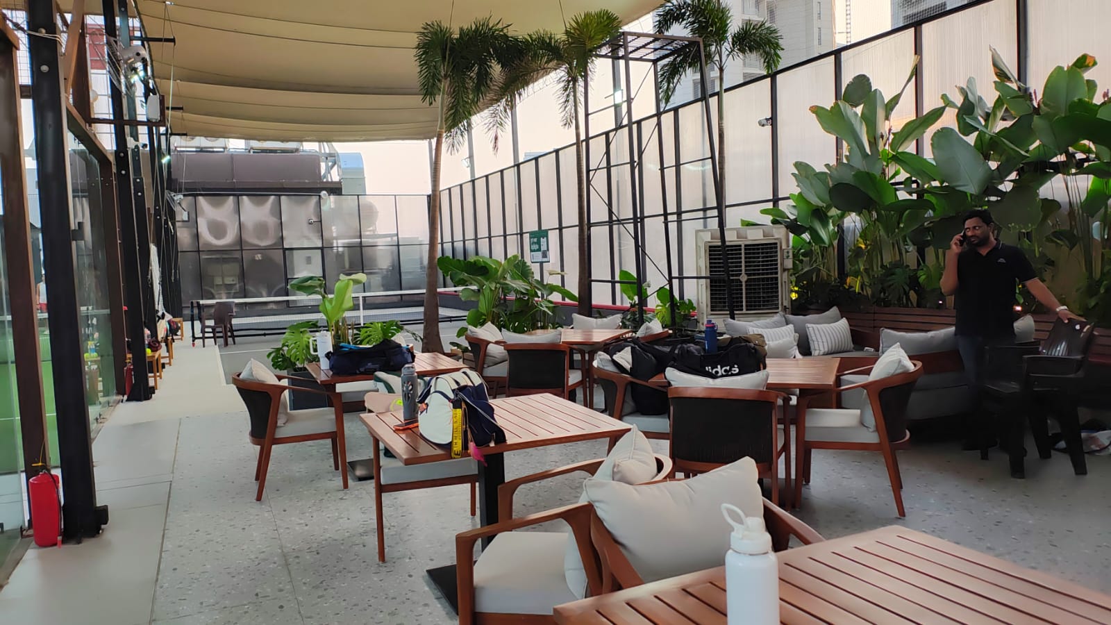 Courtside - Padel Social Club, Worli, Mumbai Partners with BA for its sound system.