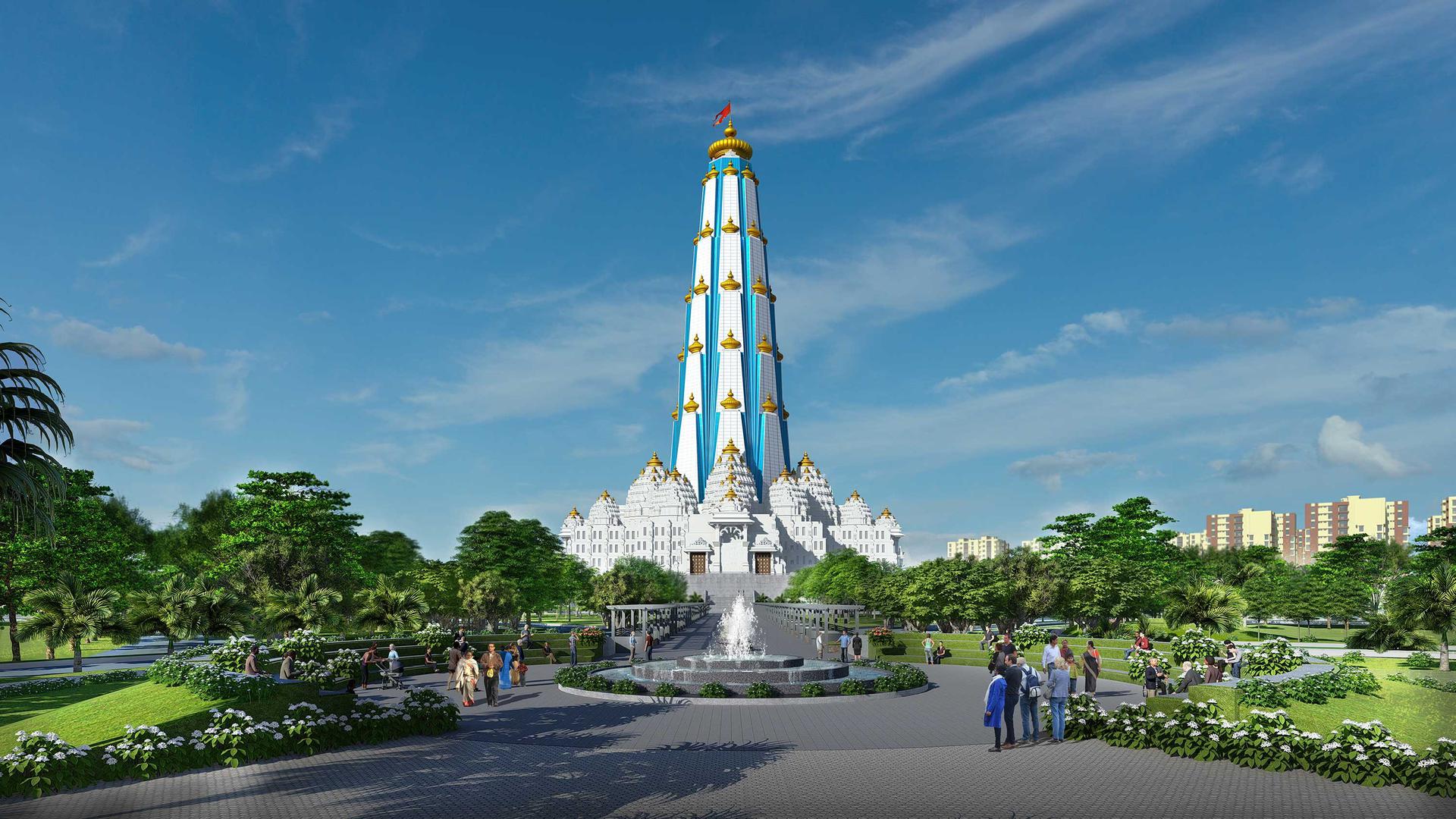 ISKCON - Vrindavan Chandrodaya Mandir, Lucknow-Uttar Pradesh. Gallery 2