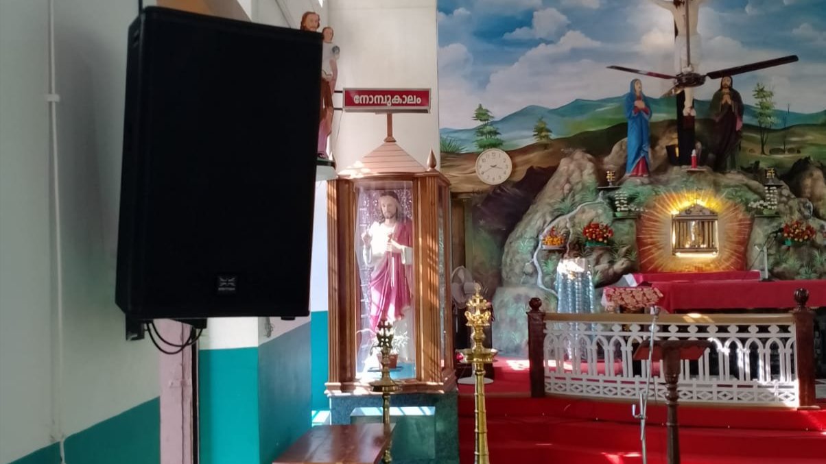 Sacred Heart Church, Angadikadavu - Kerala chooses British Acoustics as their sound partner. Gallery 7