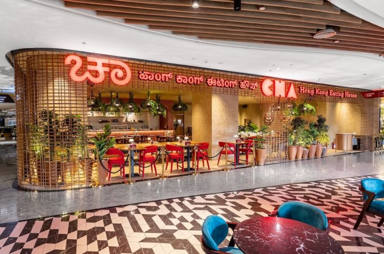 CHA Hong Kong Eating House Phoenix Mall of Asia, Bangalore,  chooses BA as their sound partner.